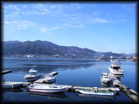 Die Sanriku Bucht in Iwate.